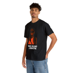 Black Blessed And Beautiful Shirt | Empowered & Beautiful Cotton T-shirt