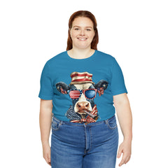 Freedom Cow Unisex Shirt | July 4th Independence Day T-Shirt