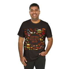 Everything Tastes Better Grilled Shirt | Grilling Love Unisex T-Shirt
