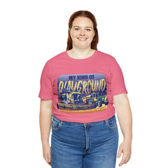 Tractor Farmer Playground Shirt | Tractor Enthusiast Unisex T-Shirt