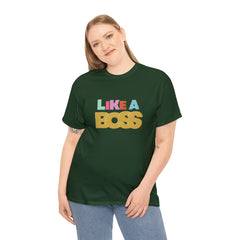 Like A Boss Shirt | Colorful Boss Vibes Statement Tee