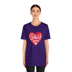 Family Reunion Heart Shirt | Family Love Unisex T-Shirt