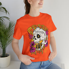 Fresh Beer Skull Shirt | Drink Beer Unisex T-Shirt