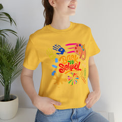 Back to School Colorful Shirt | Back to School Unisex T-Shirt