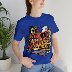 Beer and Motorcycle Shirt | Drink Beer Unisex T-Shirt
