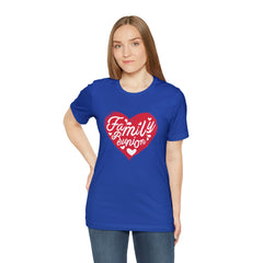 Family Reunion Heart Shirt | Family Love Unisex T-Shirt