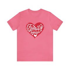 Family Reunion Heart Shirt | Family Love Unisex T-Shirt