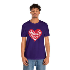 Family Reunion Heart Shirt | Family Love Unisex T-Shirt