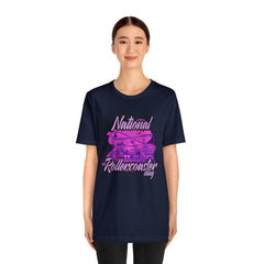 National Rollercoaster Day Pink Shirt | Carnival Ride T-Shirt