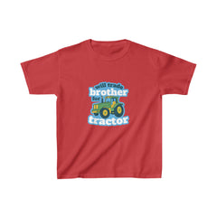 Funny Tractor Kids Shirt | Graphics Tractor Kids Heavy Cotton™ Tee