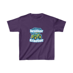 Funny Tractor Kids Shirt | Graphics Tractor Kids Heavy Cotton™ Tee