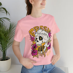 Fresh Beer Skull Shirt | Drink Beer Unisex T-Shirt