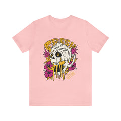 Fresh Beer Skull Shirt | Drink Beer Unisex T-Shirt