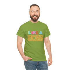 Like A Boss Shirt | Colorful Boss Vibes Statement Tee