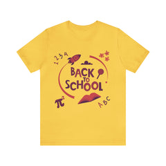 Back to School Subjects Shirt | Back to School Rocket Unisex T-Shirt