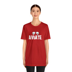 Airplane Pilot Aviate Glasses Shirt | Aviation T-Shirt