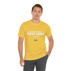 Sixth Grade Survival Mode Shirt | Minecraft School Unisex T-Shirt