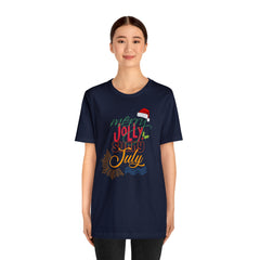 Merry Sunny July Shirt | Christmas in July Statement T-Shirt