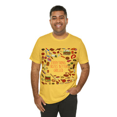 Everything Tastes Better Grilled Shirt | Grilling Love Unisex T-Shirt