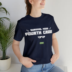 Fourth Grade Survival Mode | Minecraft Unisex T-Shirt