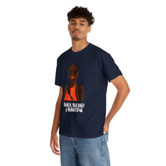 Black Blessed And Beautiful Shirt | Empowered & Beautiful Cotton T-shirt