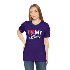 I Love My Boo Shirt | Couple Love T-Shirt, Pair Girlfriend Boyfriend Matching Shirt