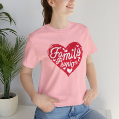 Family Reunion Heart Shirt | Family Love Unisex T-Shirt