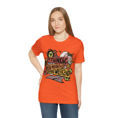 Beer and Motorcycle Shirt | Drink Beer Unisex T-Shirt