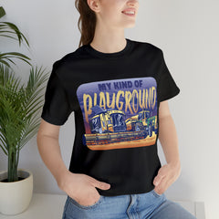 Tractor Farmer Playground Shirt | Tractor Enthusiast Unisex T-Shirt