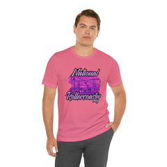 National Rollercoaster Day Pink Shirt | Carnival Ride T-Shirt