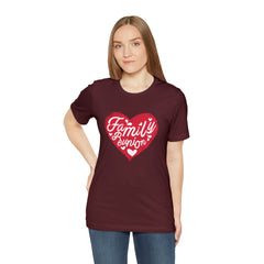 Family Reunion Heart Shirt | Family Love Unisex T-Shirt