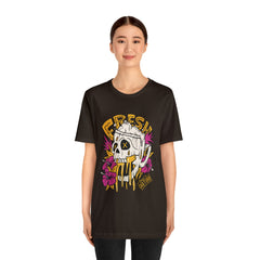 Fresh Beer Skull Shirt | Drink Beer Unisex T-Shirt