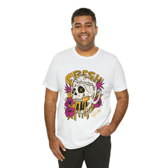 Fresh Beer Skull Shirt | Drink Beer Unisex T-Shirt