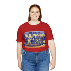 Tractor Farmer Playground Shirt | Tractor Enthusiast Unisex T-Shirt