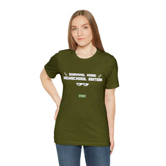 Highschool Survival Mode Shirt | Minecraft School Unisex T-Shirt