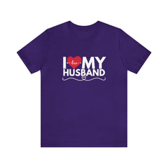 I Love My Husband Shirt | Couple Love T-Shirt, Pair Husband Wife Matching Shirt