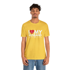 I Love My Husband Shirt | Couple Love T-Shirt, Pair Husband Wife Matching Shirt