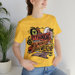 Beer and Motorcycle Shirt | Drink Beer Unisex T-Shirt