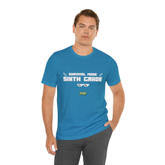 Sixth Grade Survival Mode Shirt | Minecraft School Unisex T-Shirt