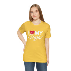 I Love My Sugar Shirt | Couple Love T-Shirt, Pair Girlfriend Boyfriend Matching Shirt