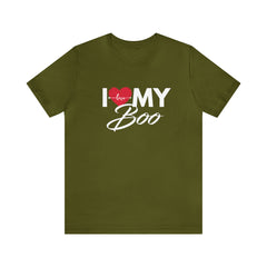 I Love My Boo Shirt | Couple Love T-Shirt, Pair Girlfriend Boyfriend Matching Shirt
