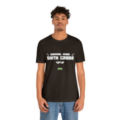 Sixth Grade Survival Mode Shirt | Minecraft School Unisex T-Shirt