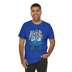 Beer Season Blue Shirt | Drink Beer Unisex T-Shirt
