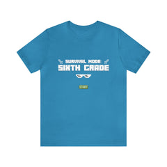 Sixth Grade Survival Mode Shirt | Minecraft School Unisex T-Shirt