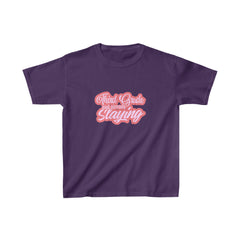Slaying in Third Grade Shirt | School Kids Heavy Cotton™ Tee