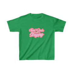 Slaying in Third Grade Shirt | School Kids Heavy Cotton™ Tee