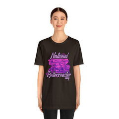 National Rollercoaster Day Pink Shirt | Carnival Ride T-Shirt
