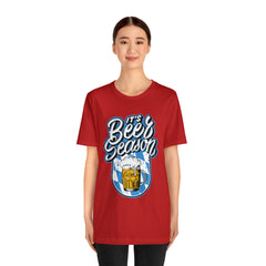 Beer Season Blue Shirt 2 | Drink Beer Unisex T-Shirt