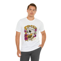 Fresh Beer Skull Shirt | Drink Beer Unisex T-Shirt