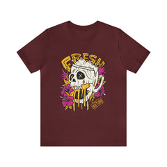 Fresh Beer Skull Shirt | Drink Beer Unisex T-Shirt